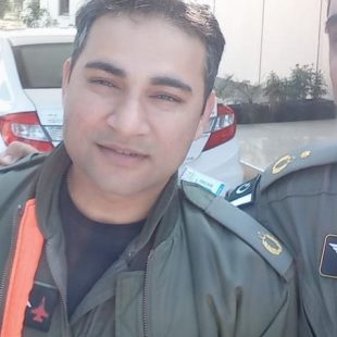 PAF Pilot Squadron Leader Hassan Siddiqui